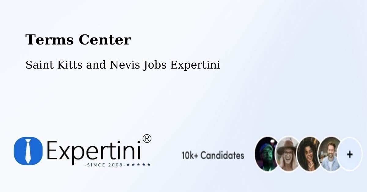 Terms of Service – Cayon - Saint Kitts and Nevis Jobs Expertini